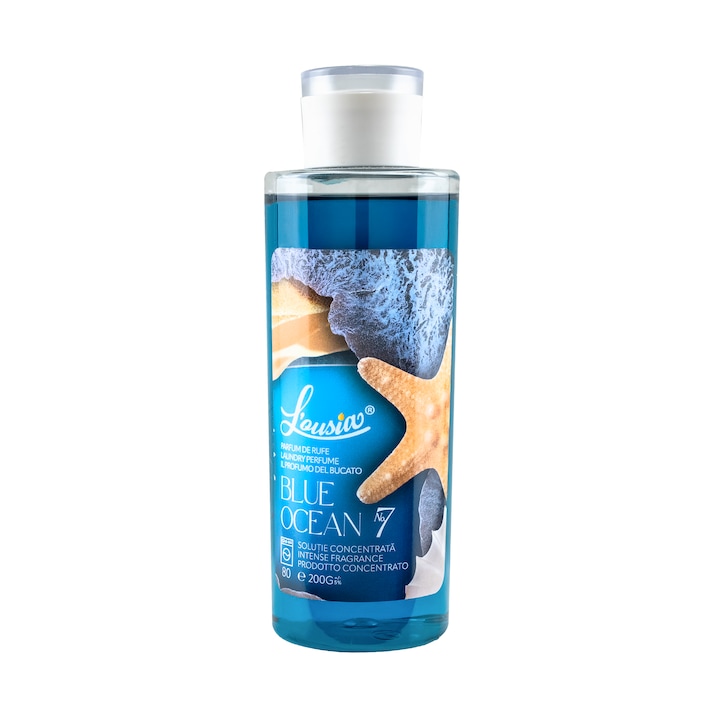 Концентриран омекотител за пране L'ousia Blue Ocean, 200 г, 80 пранета