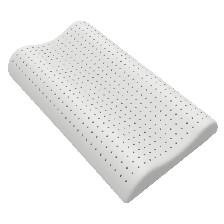 Perna pentru dormit Bedora, anatomica, memory latex, 41 x 60 cm