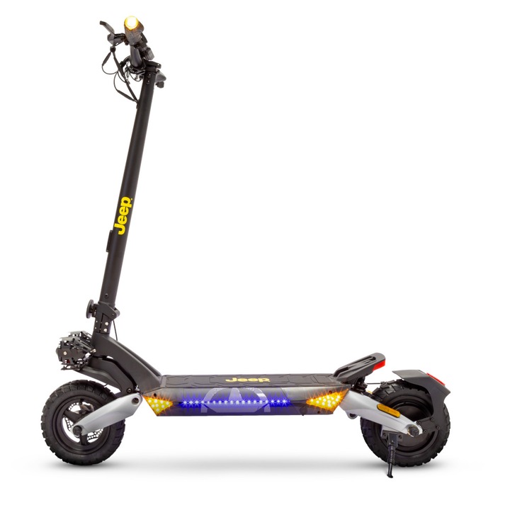 Trotineta electrica Jeep JXP Motor, 500W, Autonomie 60km, 25km/h, Negru