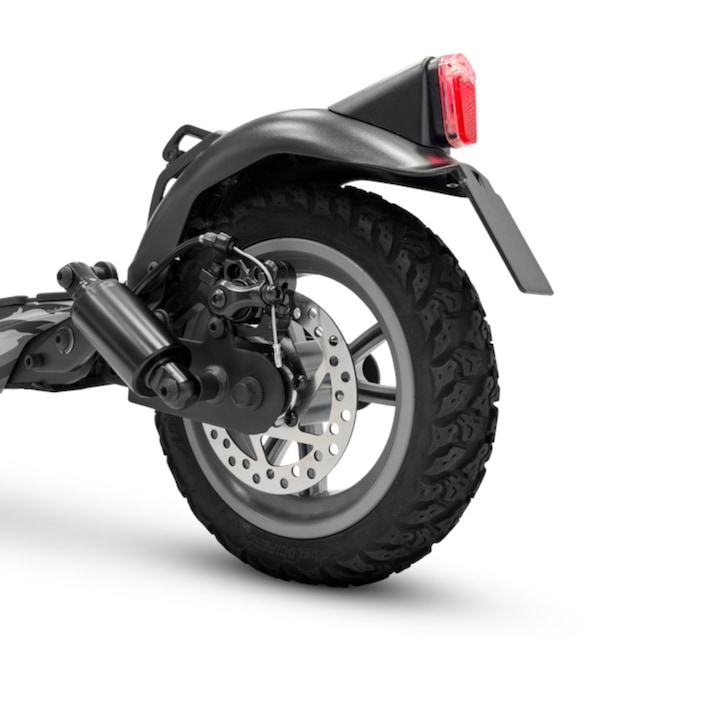 Trotineta electrica Jeep JUC AS, 500W, Autonomie 50km, 25km/h, Negru