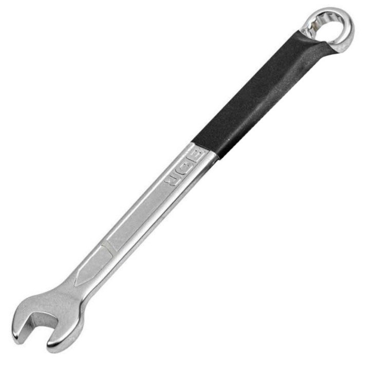 Csillagkulcs, JCB, 27 mm, Precíziósan készült, Cr-V acél, 75°-os szög, 27 mm-es méret, Ezüst