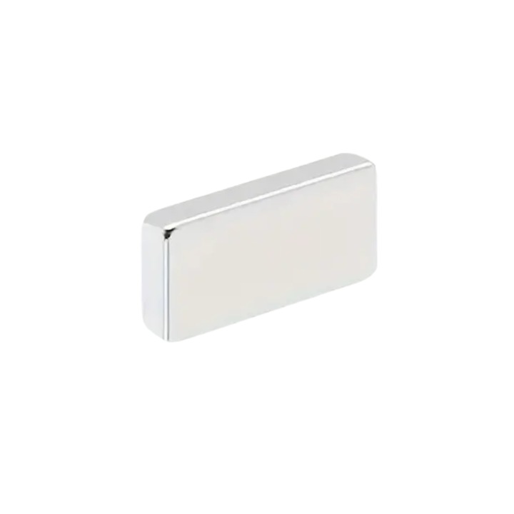 Magnet puternic Neodim 20x10x4 mm, argintiu