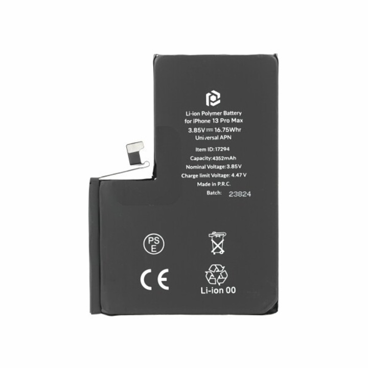 Литиево-йонна батерия 4800 mAh, съвместима с iPhone 13 Pro Max, черна