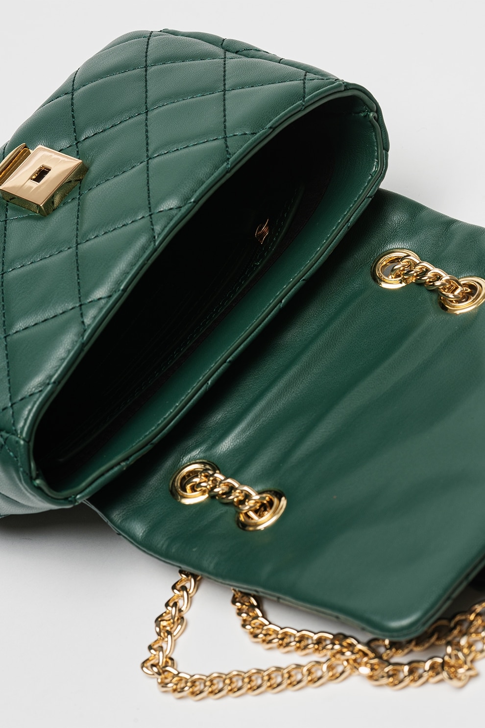 Valentino Bags, Geanta crossbody din piele ecologica cu aspect