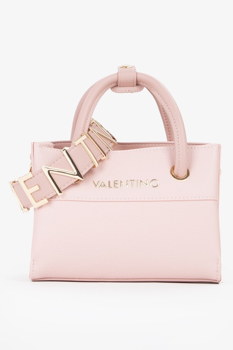 Valentino Bags, Ръчна чанта Alexia от еко кожа, Пастелнорозов