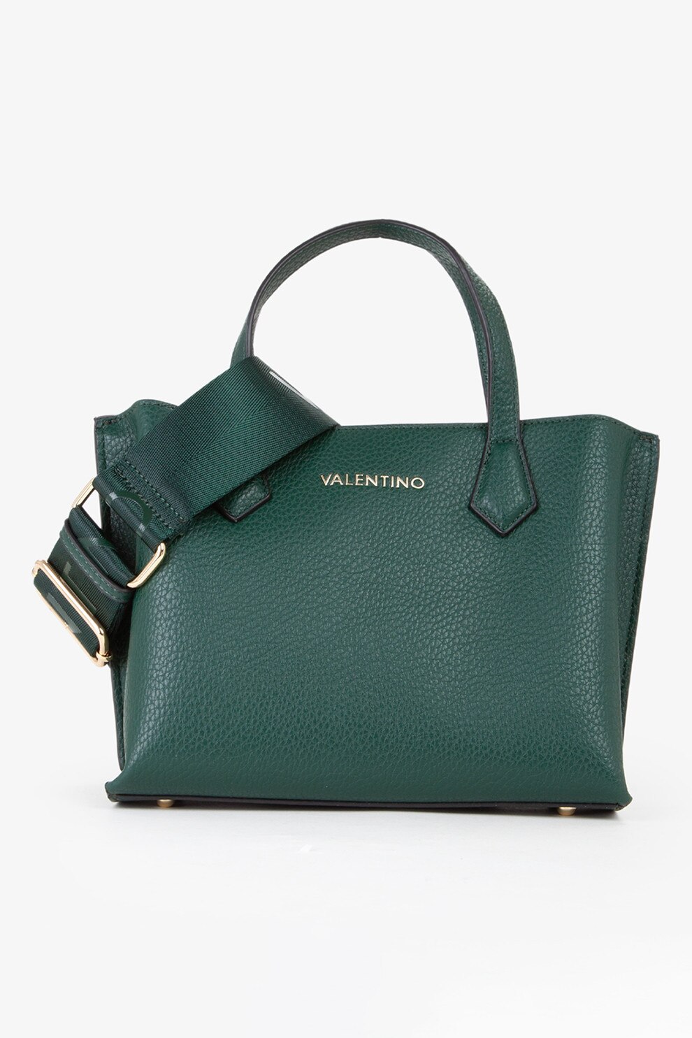 VALENTINO グリーン Valentino Bags, Geanta din piele eclologica cu maner si bareta din