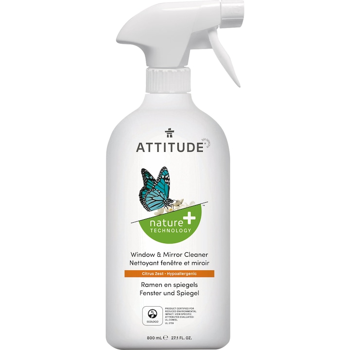 Solutie de curatat geamuri si geamuri – Citrus, ATTITUDE