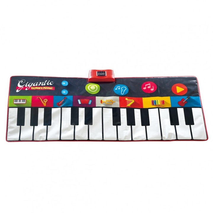 Pian De Podea Gigant Pentru Copii 24 Clape 8 Instrumente 4 Functii 181x74cm