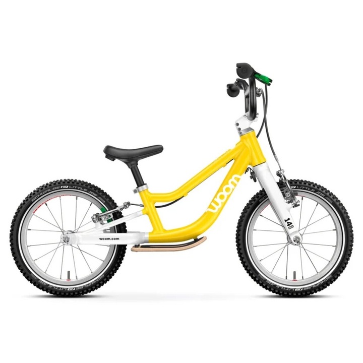 Bicicleta pentru copii Woom Go 1 Plus (Culoare: Galben)