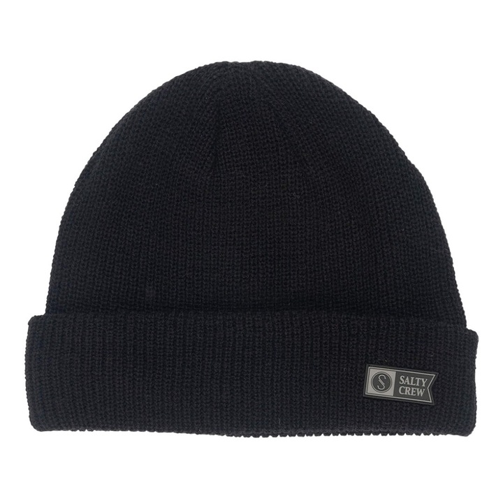 Caciula barbati, Salty Crew, model Swellter, fleece polar, negru