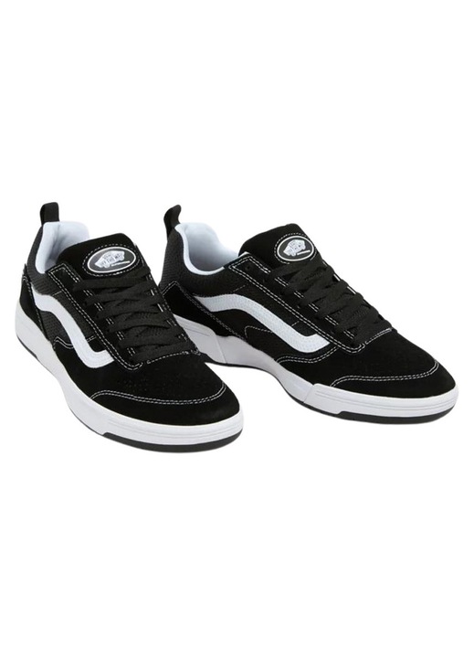 Férfi tornacipő, Vans Zahba, velúr, fekete, fűzős záródás, 43 EU