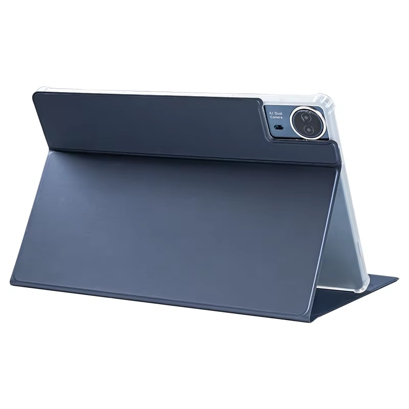 Husa tableta pentru Teclast T70, piele PU, design tip carte, textura anti-alunecare, protectie impotriva zgarieturilor, negru