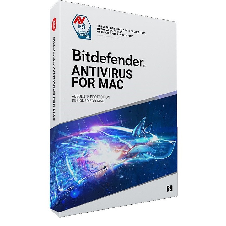 Antivirus Bitdefender pentru Mac, 3 licente, 12 luni, versiune digitala