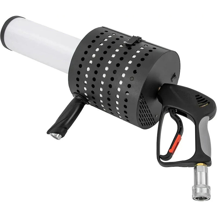 Пистолет за конфети, преносим LED със 7 цвята, машина за конфети CO2, за парти, сватба, сцена, концерти