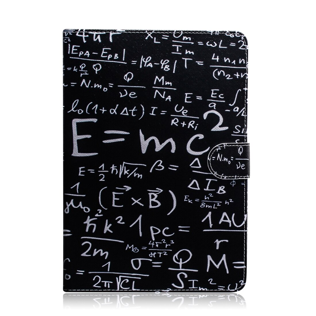 Husa tableta pentru Amazon Kindle Paperwhite 4, 3, 2, 1, piele cu model orizontal, cu suport, slot pentru carduri si portofel, albastru inchis