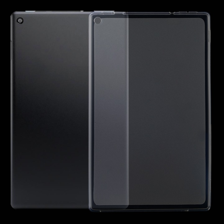 Husa tableta pentru Amazon Kindle HD 10 2017, TPU transparent anti-soc 0.75 mm