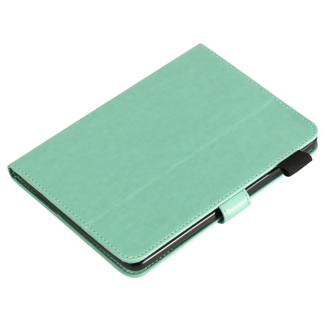 Husa tableta pentru Amazon Kindle Paperwhite 4 (2018) / 3 / 2 / 1, model Cat Bee Relief, protectie impotriva socurilor, tip carte orizontal, piele cu sloturi pentru carduri si portofel, pentru creion si functie de somn / trezire (verde)