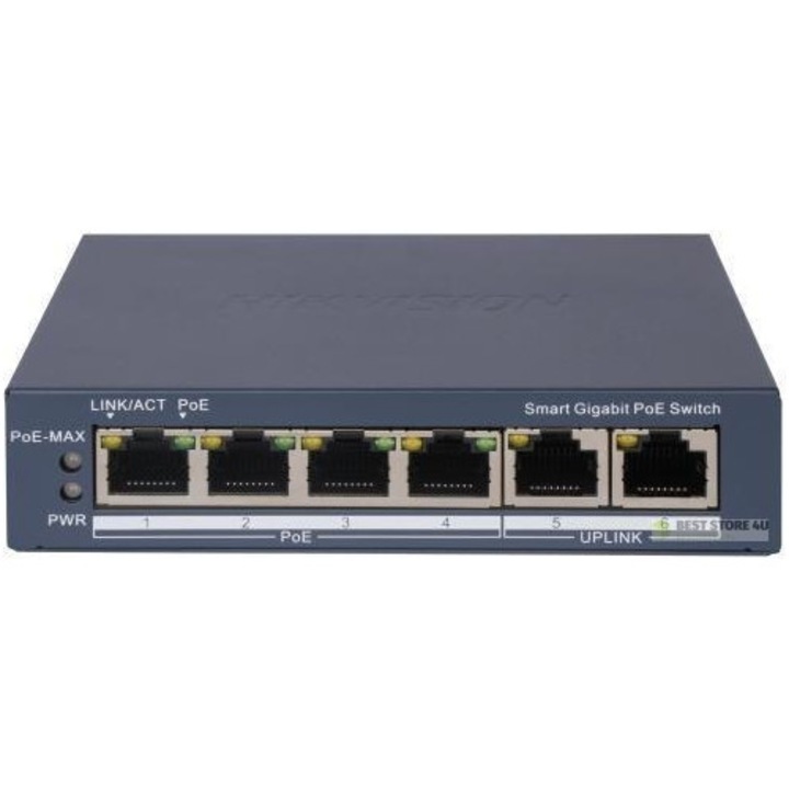 Switch HIKVISION DS-3E1506P-EI(O-STD), 330x145x245mm