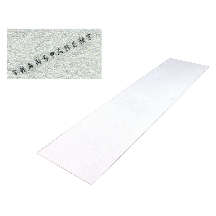 Banda adeziva antiderapanta Safety Grip, 250mm x 1,2m, fara culoare, pentru utilizare interioara si exterioara