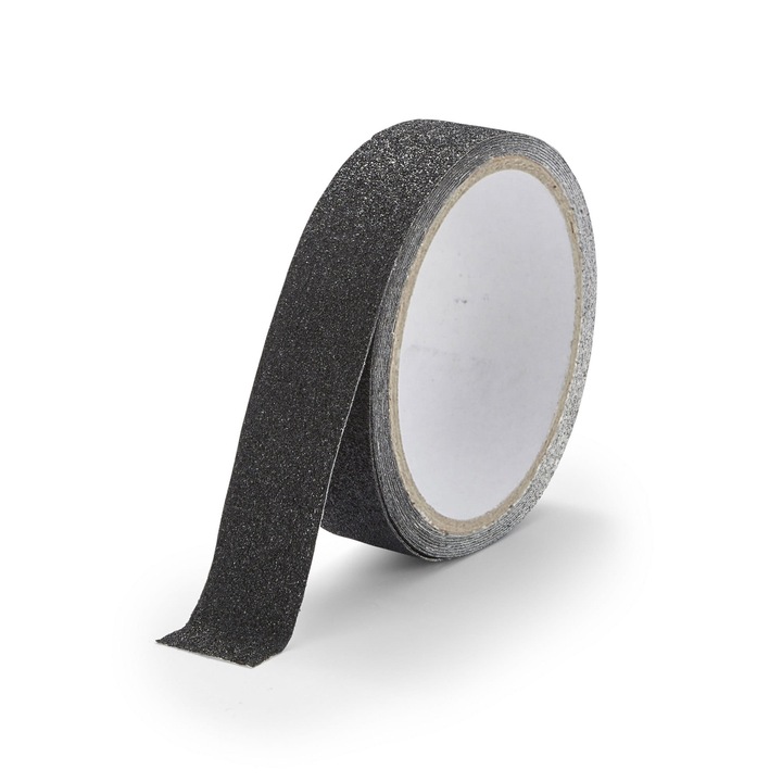 Banda antiderapanta Heskins, 50mm x 3m, neagra, pentru suprafete neregulate