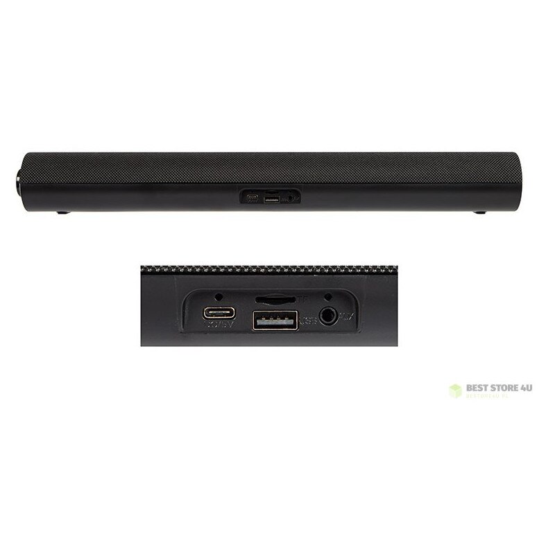 Boxa Bluetooth RGB, 2x7W, 1800mA, 100Hz-18KHz, multicolor