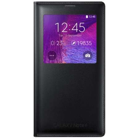 Калъф Samsung S-View Cover за Galaxy Note 4, Черен