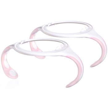 Manere Tommee Tippee pentru biberoane, Roz, 2 buc Manere Tommee Tippee pentru biberoane, Roz, 2 buc