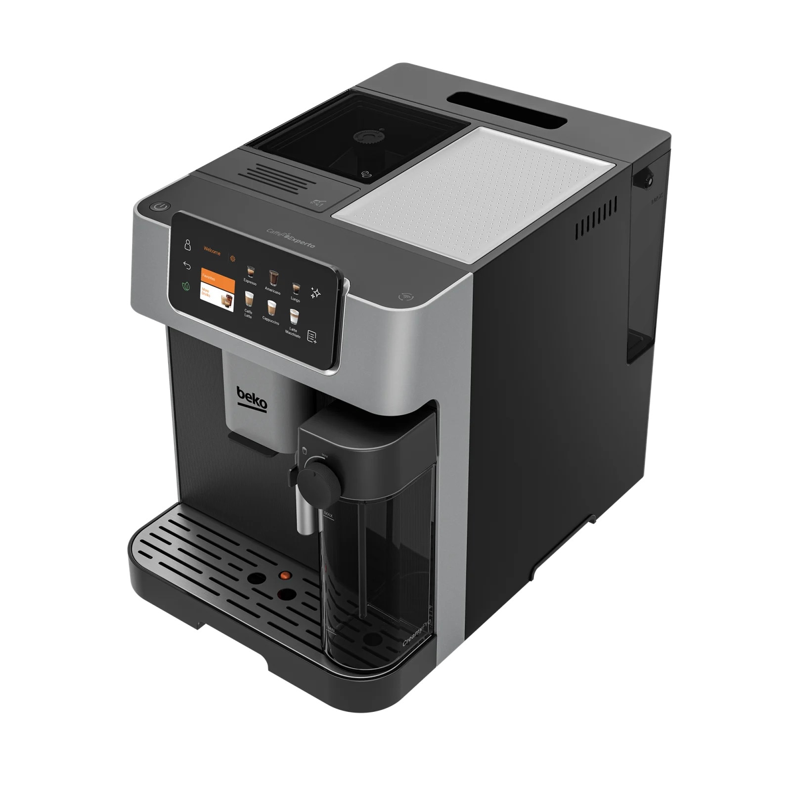 Espressor automat BEKO CaffeExperto CEG7348X, 2l, 1350W, 19 bar, 18 ...