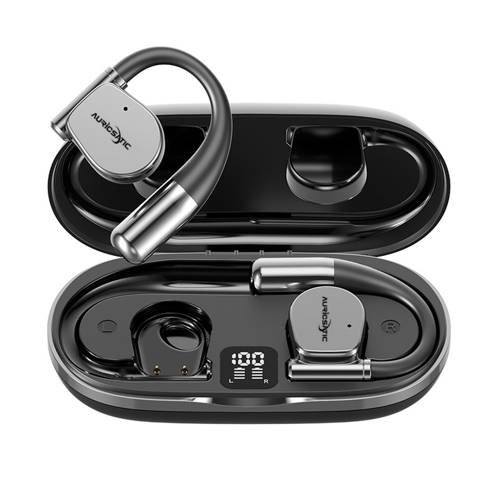 Casti Wireless EDAR® model 18 Earbuds, Bluetooth 5.0, HiFi Stereo, Alb