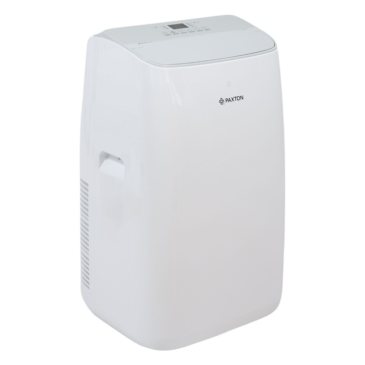 Преносим Климатик Paxton, Обезвлажняване, Автоматичен Режим, Автоматични Щори, Функция Отопление, A/A++, 9000 BTU, 358 X 419 X 688 Мм, 220 - 240 V, Бял