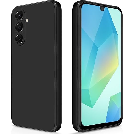 Husa pentru Samsung Galaxy A16, silicon lichid, Calitate Premium, Interior din Microfibra, Protectie Sporita, Antisoc, negru
