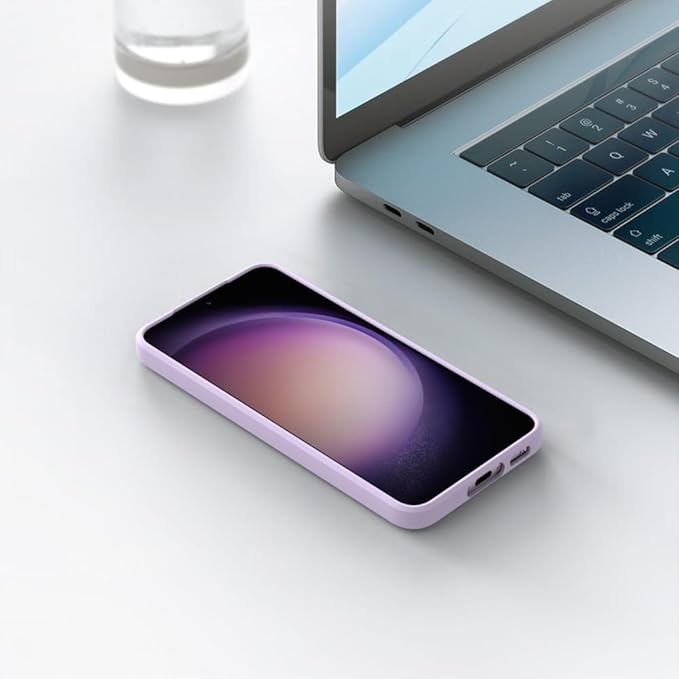 Husa pentru Samsung Galaxy S24, silicon lichid, Calitate Premium, Interior din Microfibra, Protectie Sporita, Antisoc, Violet