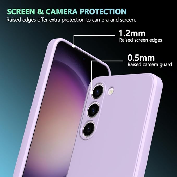 Husa pentru Samsung Galaxy S24, silicon lichid, Calitate Premium, Interior din Microfibra, Protectie Sporita, Antisoc, Violet