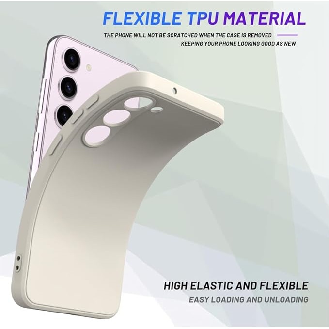 Husa pentru Samsung Galaxy S24, silicon lichid, Calitate Premium, Interior din Microfibra, Protectie Sporita, Antisoc, ALB