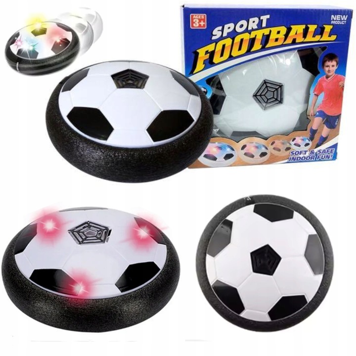 LED repülő labda gyerekeknek, Luxma, 18x5cm, habbal védelemmel