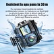 Camera Video Sport WiF 6K Ultra HD, Fudisenn®, 6K/25FPS, 24 MP, Functie WiFi, Stabilizare imagine EIS, Ecran Tactil, Unghi Larg 170°, Zoom 4x, Ecran Dublu, 30m waterproof, cu card SD 64Gb, Fotografiere Multi Mod, Inclusiv accesorii de instalare, Negru