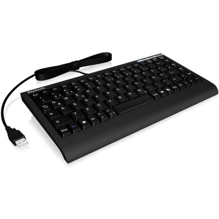 Клавиатура KeySonic ACK-595C+ US, USB, US Layout Black