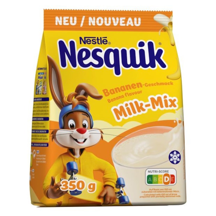 Разтворима напитка, NESTLE NESQUIK, С вкус на банан, пакет 350g