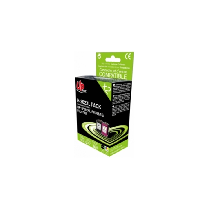 UPrint 3/4-es tintasugaras nyomtatópatron-készlet, többszínű, 20ml/21ml