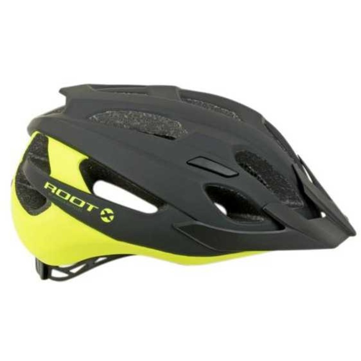 Author Root Inmold X0 sportsisak, fekete/neon sárga, 52-57 cm, szett kiegészítőkkel