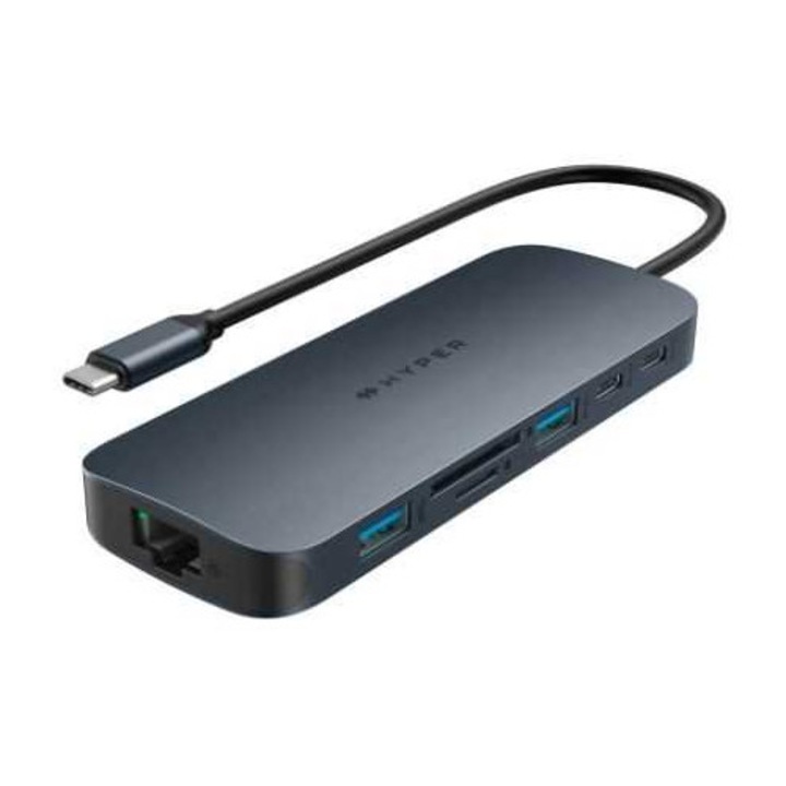 Hub USB-C Hyper, model HyperDrive Next, 11 porturi, 2x HDMI 4K 60Hz