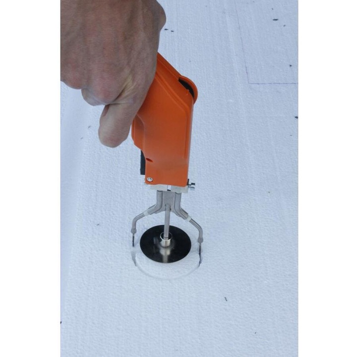 Lama pentru pitol de taiat polistiren Edma pentru taierea gaurilor de 70 mm, adancime reglabila 25-70 mm.