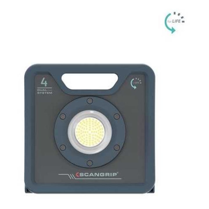 Работна лампа Scangrip NOVA 4K C+R, 4000lm, презареждаща се, IP67, 11.1V, 4400mAh