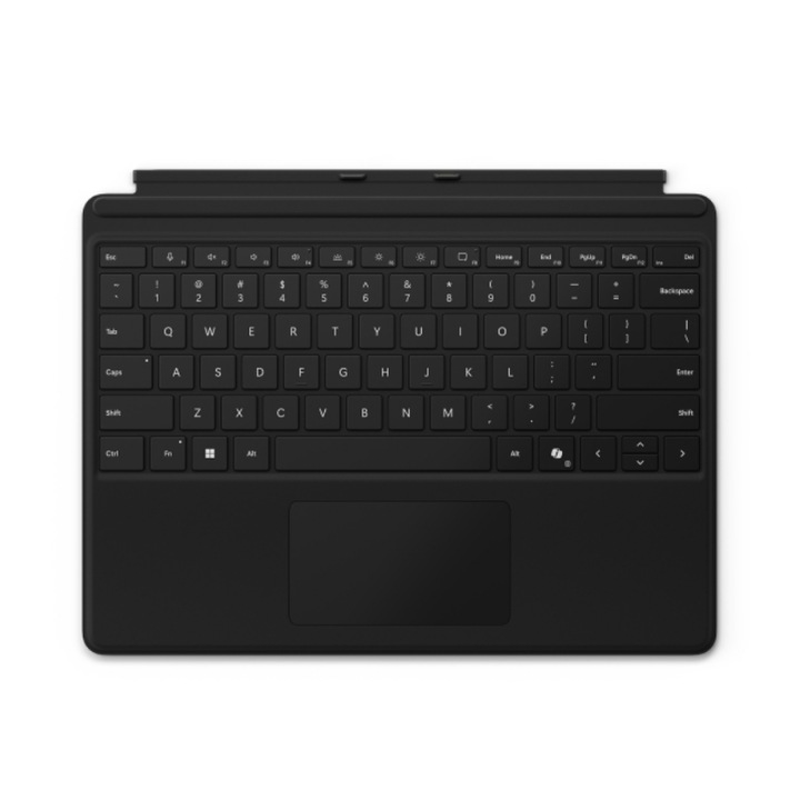 Клавиатура Microsoft Surface Pro, черна, с подсветка, съвместима със Surface Pro 8 и 9