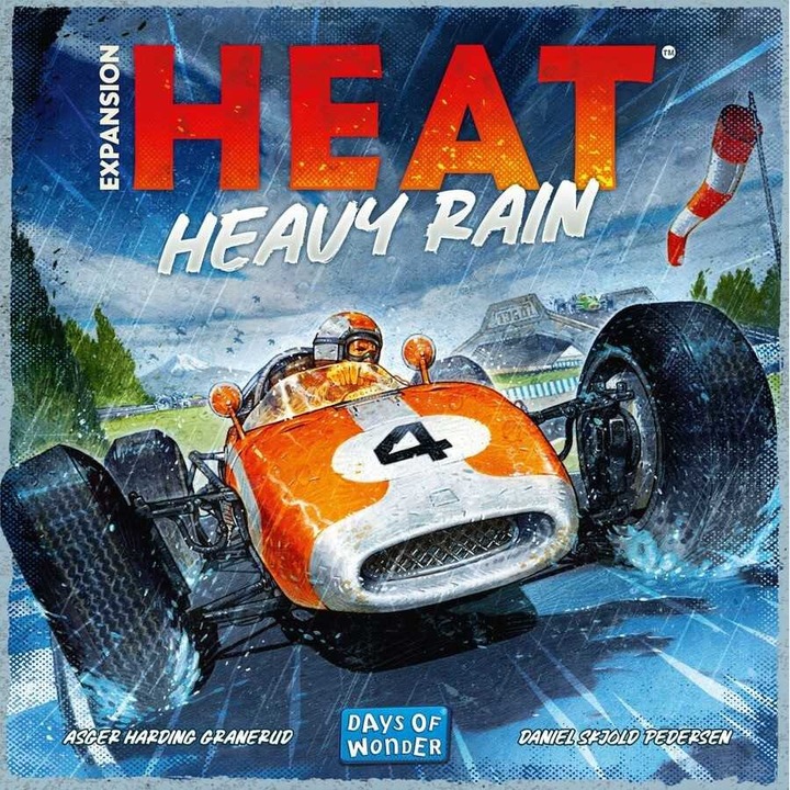 Days of Wonder Heat: Heavy Rain társasjáték, két versenypályával, többszínű