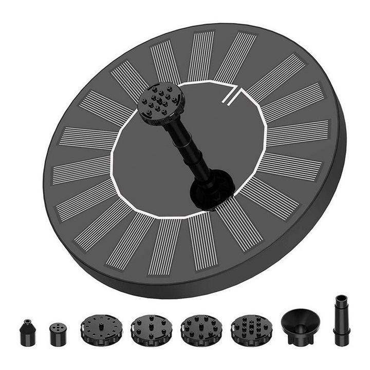 Артезиански фонтан Shein, Черен, Соларен