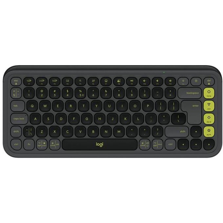 Logitech Pop Icon Keys billentyűzet, grafitszürke