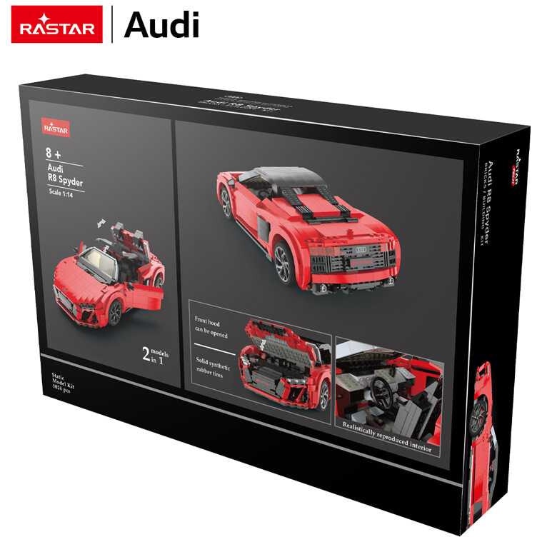 Set constructie, Rastar AUDI R8 Spyder 1:14 - eMAG.ro