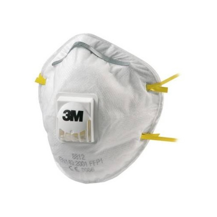 3M™ 8812 FFP1 NR D védőmaszk szeleppel 10