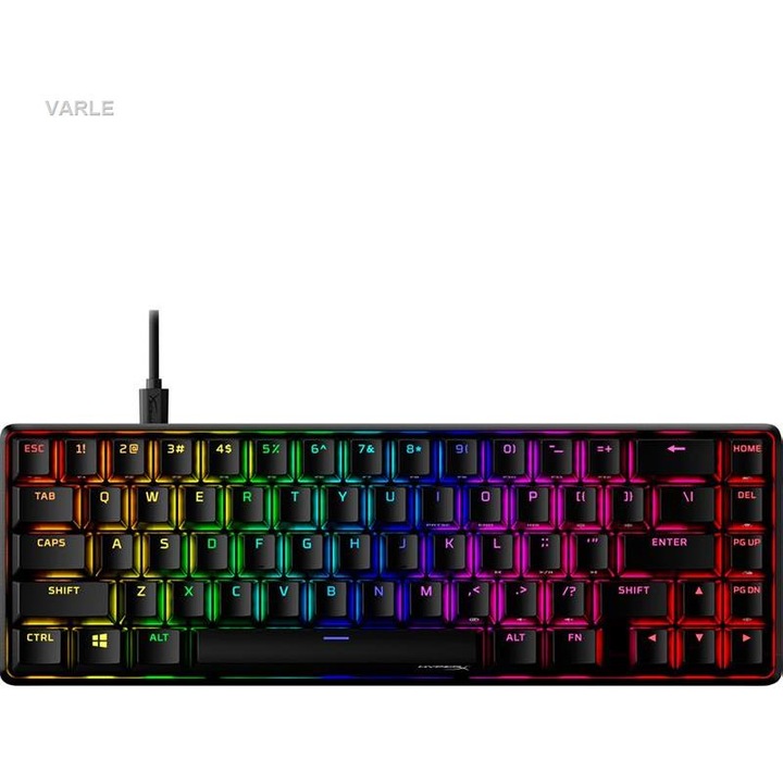 Клавиатура HyperX Alloy Origins 65, USB, черна, с включени аксесоари